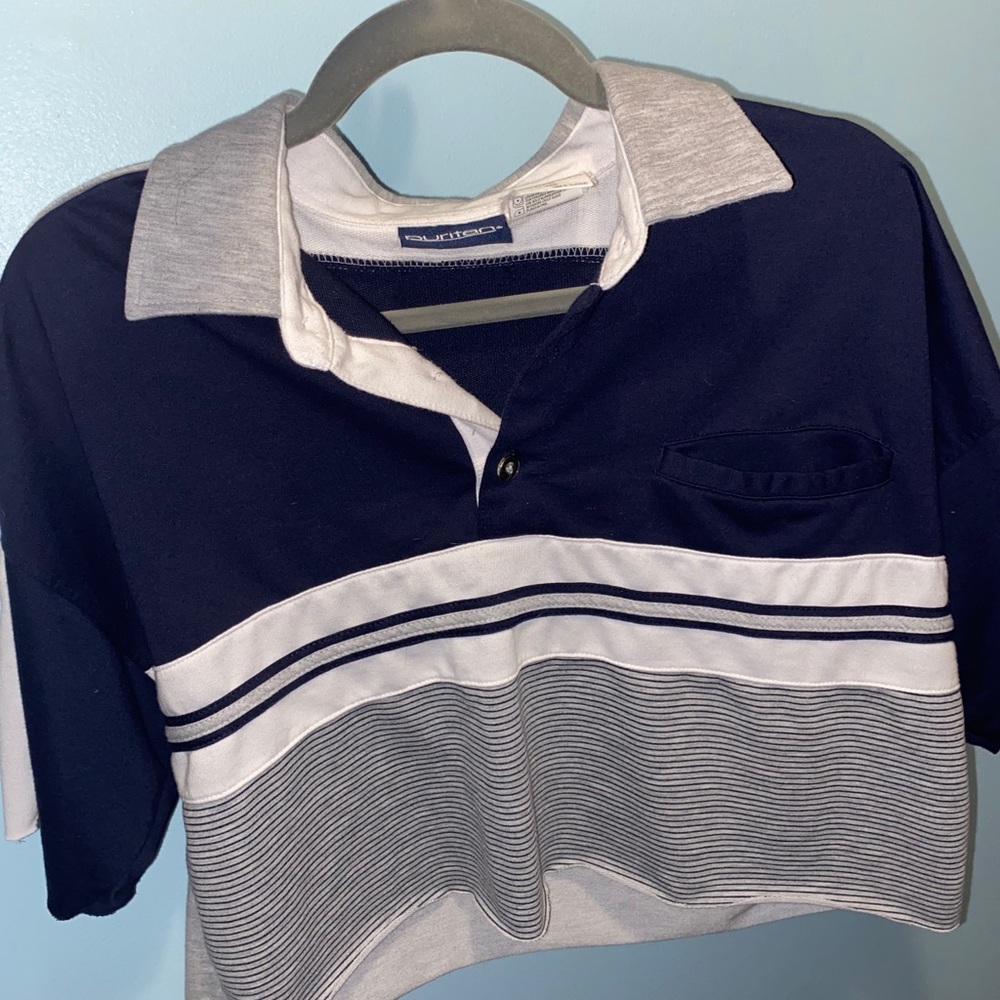 Cropped men’s polo